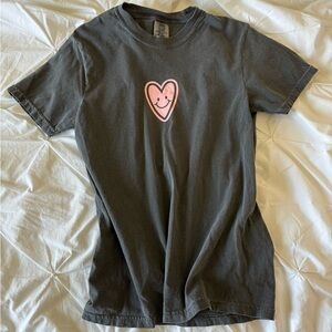 Custom “Heart Smiley” Tee